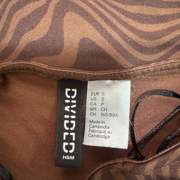 Brown Zebra Print Dress - Picture 3 of 3